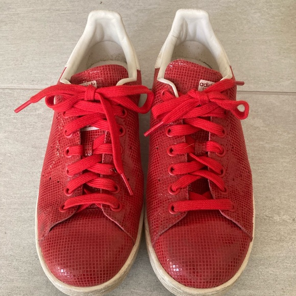 Adidas Stan Smiths in red ♥️♥️♥️♥️ - Picture 6 of 12